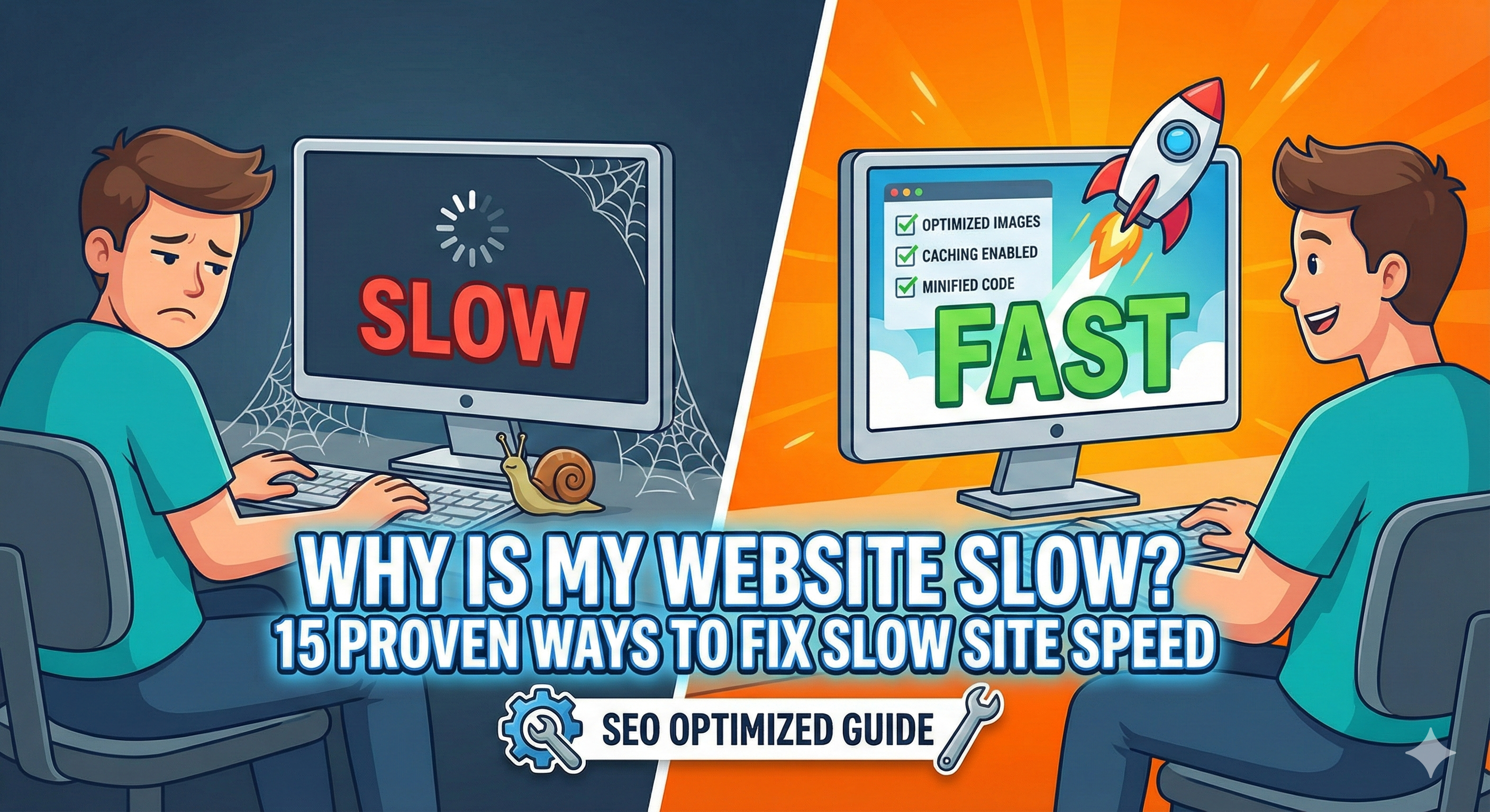 Why Is My Website Slow? 15 Proven Ways to Fix Slow Site Speed