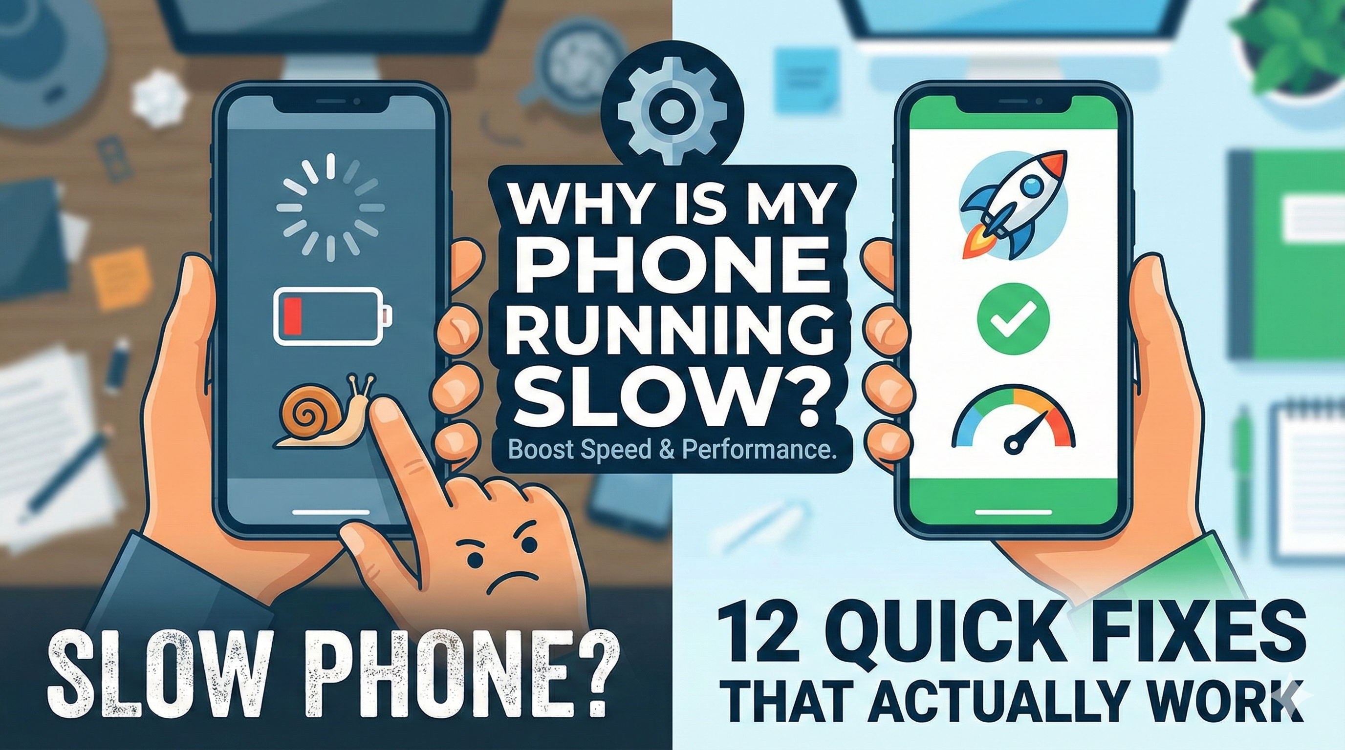 Why Is My Phone Running Slow? 12 Quick Fixes That Actually Work